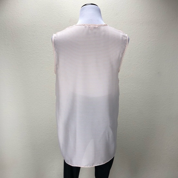 Gibson Latimer Orange & White Striped Top - Picture 4 of 7